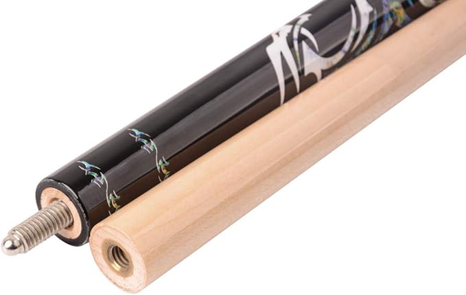 58" Pool Cue/Pool Stick Ergonomic Design Hardwood Canadian Maple 13mm Tip 18-21oz Billiard Cue B1SN