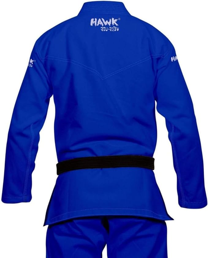 Hawk Sports Brazilian Jiu Jitsu Gi for Men and Women with Jacket, Pants, and White Belt for Martial Arts Training