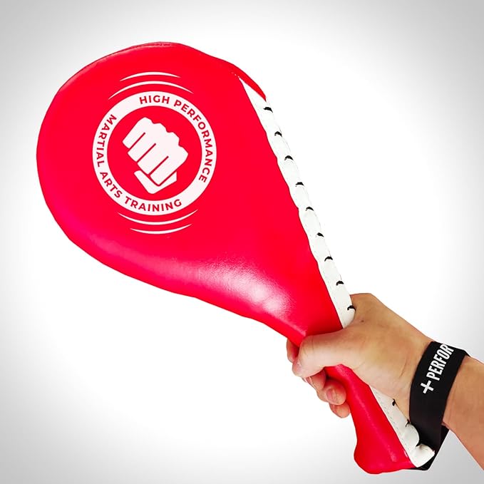 '+Performance Taekwondo Kick pad & Boxing pad | Martial Arts Training Equipment | Karate Pads | Taekwondo Sparring Gear | MMA, Kickboxing, Muay Thai | Kick Pads Martial Arts Target for Kids & Adults.