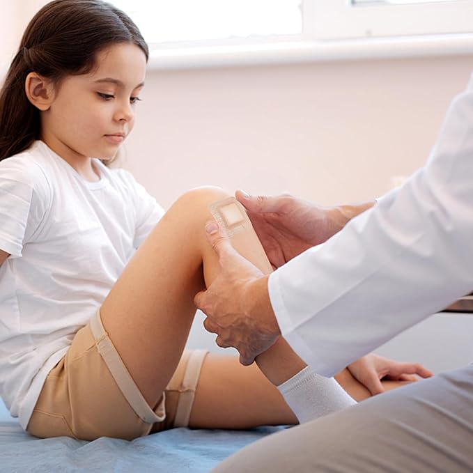 2" x 5" Pack of 10 Silicone Foam Wound Dressing - Waterproof Adhesive Bandages with Bordered - Super Absorbent & Breathable for Optimal Wound Care