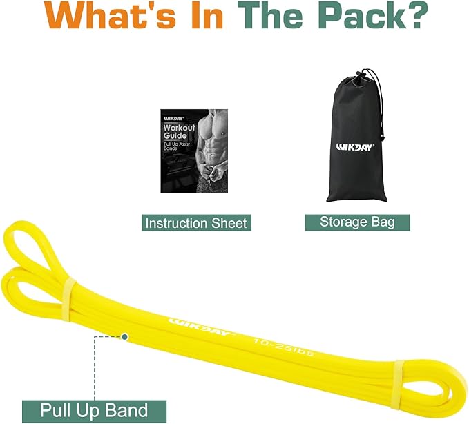 Resistance Bands for Working Out, Exercise Bands, Workout Bands, Pull Up Assistance Bands for Body Stretching Training Physical Therapy Muscle Training for Men & Women