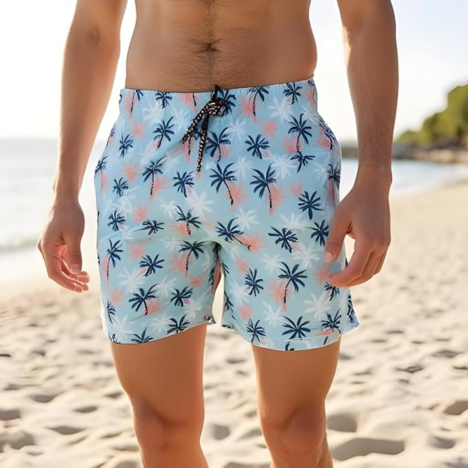 INGEAR Men's Athletic Stretch Workout Shorts Gym Quick Dry Running Trunks Boxer Lining