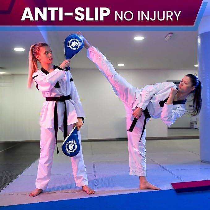 '+Performance Taekwondo Kick pad & Boxing pad | Martial Arts Training Equipment | Karate Pads | Taekwondo Sparring Gear | MMA, Kickboxing, Muay Thai | Kick Pads Martial Arts Target for Kids & Adults.