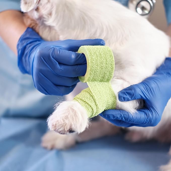 48 Pack Self Adhesive Bandage Wrap 2 Inch x 5 Yard Self Adherent Cohesive Bandages Elastic Athletic Sports Tape Breathable Wound Tape for Stretch Athletic Wrist Ankle(Multiple Colors)