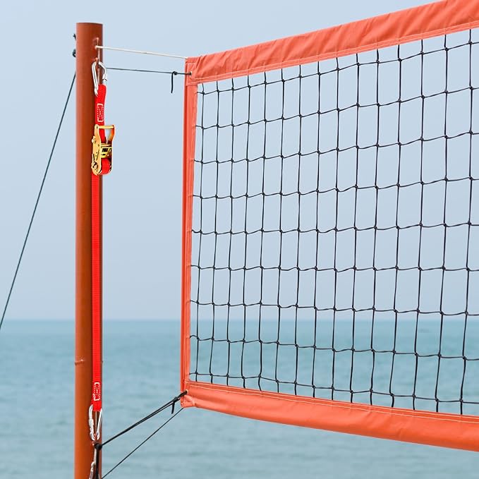 2 Pcs Volleyball Net Ratchet Strap Heavy Duty Net Tensioning Lever Ratchet Volleyball Poles Rope Tightener