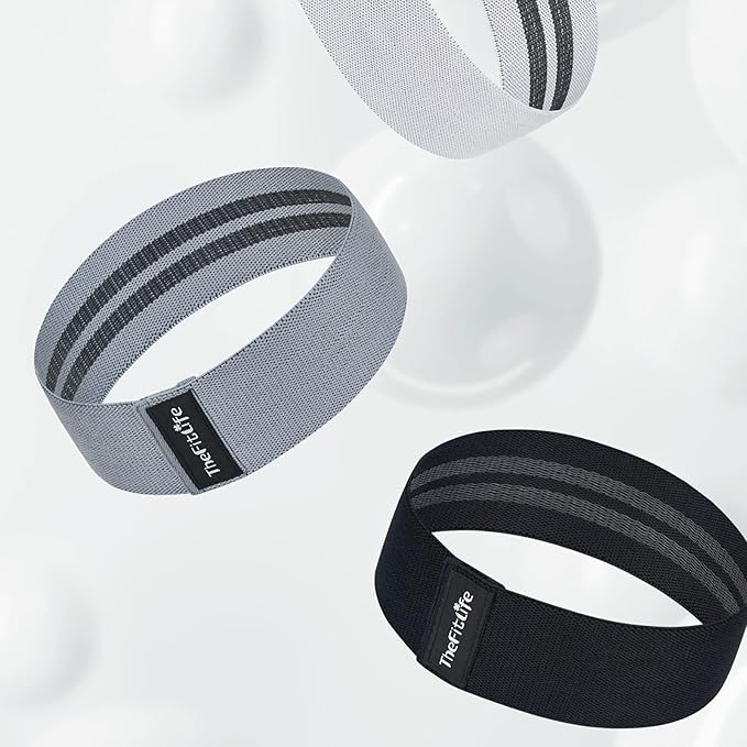 TheFitLife Resistance Exercise Bands for Women - Fabric Workout Bands for Booty, Hip, Glute, Leg, Thigh, Squat, Butt Lift Excersize and Fitness Loop Bands for Home Gym