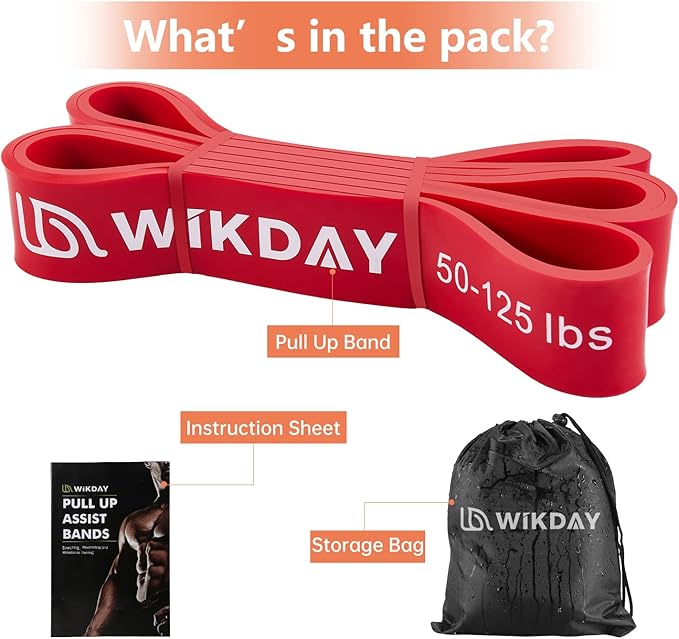 Resistance Bands for Working Out, Exercise Bands, Workout Bands, Pull Up Assistance Bands for Body Stretching Training Physical Therapy Muscle Training for Men & Women