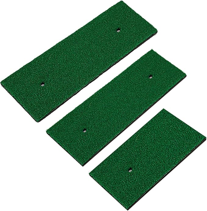 3D Cushioned Mini Golf Strike Mat - Durable Nylon Practice Pad for Indoor Outdoor Swing Training - Compact & Foldable for Easy Storage