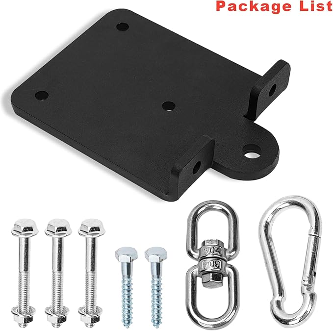 Heavy Punching Boxing Bag Hanger - Heavy Duty Bag Hanger Bracket,360° Rotation Wall Ceiling Mount Wood Beam Hook for Boxing Muay Thai Training,Aerial Yoga Swing & Hammock