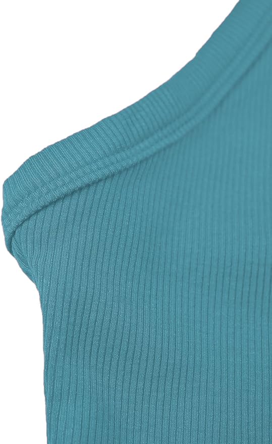 iGENJUN Workout Tops for Women Racerback Basic Tank Summer 2025 Camisole V Neck Slim Fit Ribbed Sleeveless