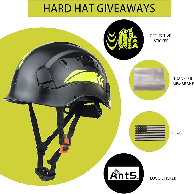 Hard Hat Safety Helmet Construction Industrial Head Protection ANSI Z89.1 CE EN397