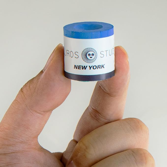 3 Pcs Pool Chalk Billiards Cue Stick Premium Chalk Pure Cube Round Chalk Table Accessories High Performance Low Deflection for Professional Tournament Snooker Blue - SOLROS