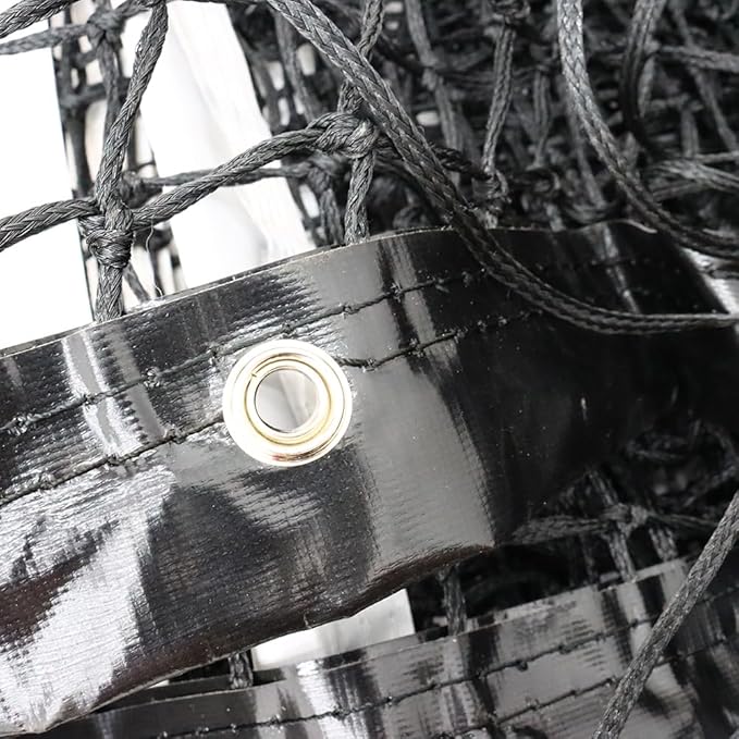 42FT Professional Tennis Net - 12.7m x 1.07m, Heavy-Duty Nylon & PE Construction, UV-Resistant, with Galvanized Steel Rope & Copper Grommets for Indoor/Outdoor Tennis Courts