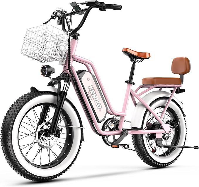 1500W Electric Bike for Adults,48V 20/60Ah Removable Battery Max Range 80Miles & 30MPH Electric Bicycle,20''ร4" Fat Tire Ebike,Adult Electric Bicycles for Commute Beach Snow,E-Bike UL Certified