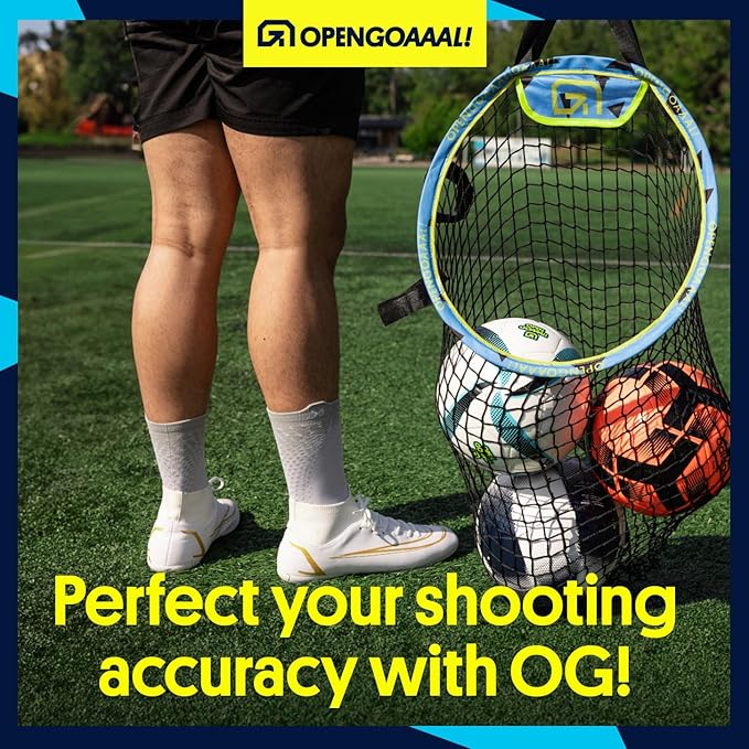 3-in-1 Soccer Training Rebounder & Goal Backstop Net - Soccer Goal for Volley, Passing, Solo Training - Outdoor Sports, Backyard Games