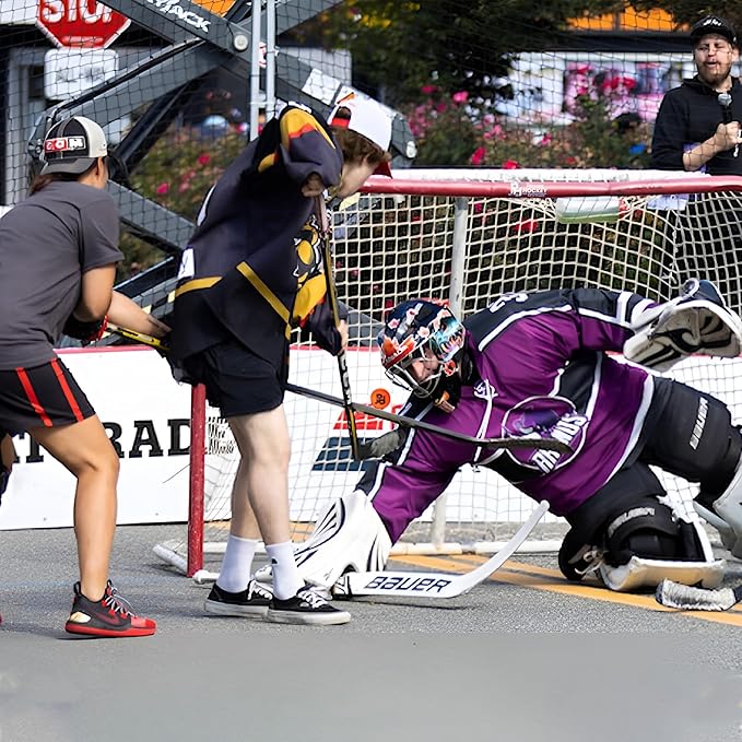Premier Sports ā 54ā Junior Steel Street Hockey Goal ā Portable Hockey Net for Indoor & Outdoor Use ā Hockey Training Equipment