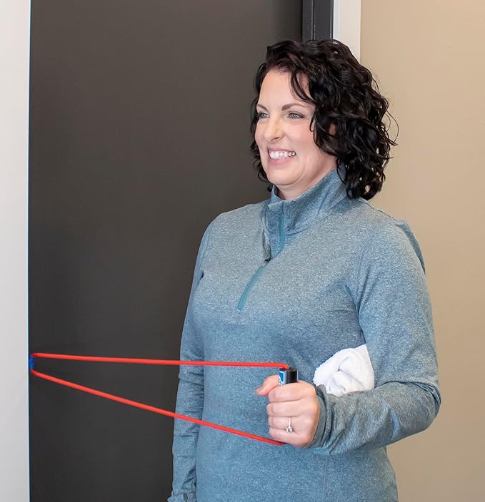 RangeMaster ShoulderFit Resistance Exerciser │ Resistance Tube Level 1│ Home Flex Cord Gym │ Shoulder Strengthening Tool │ Increase Flexibility and Mobility