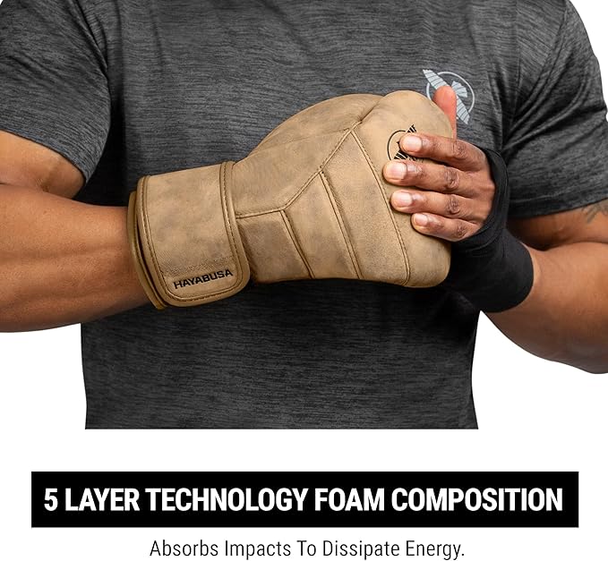 Hayabusa T3 LX Leather Boxing Gloves Men and Women for Training Sparring Heavy Bag and Mitt Work