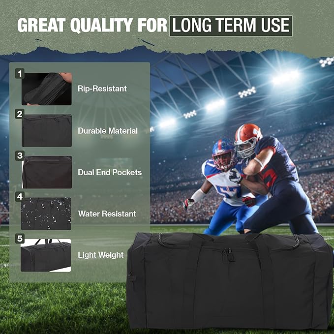 Jetstream Heavy Duty Multi Pocket Durable Sports Gym Equipment Travel Duffel Bag