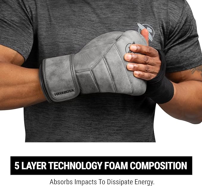 Hayabusa T3 LX Leather Boxing Gloves Men and Women for Training Sparring Heavy Bag and Mitt Work