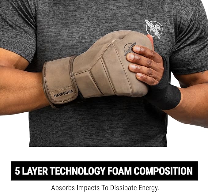 Hayabusa T3 LX Leather Boxing Gloves Men and Women for Training Sparring Heavy Bag and Mitt Work