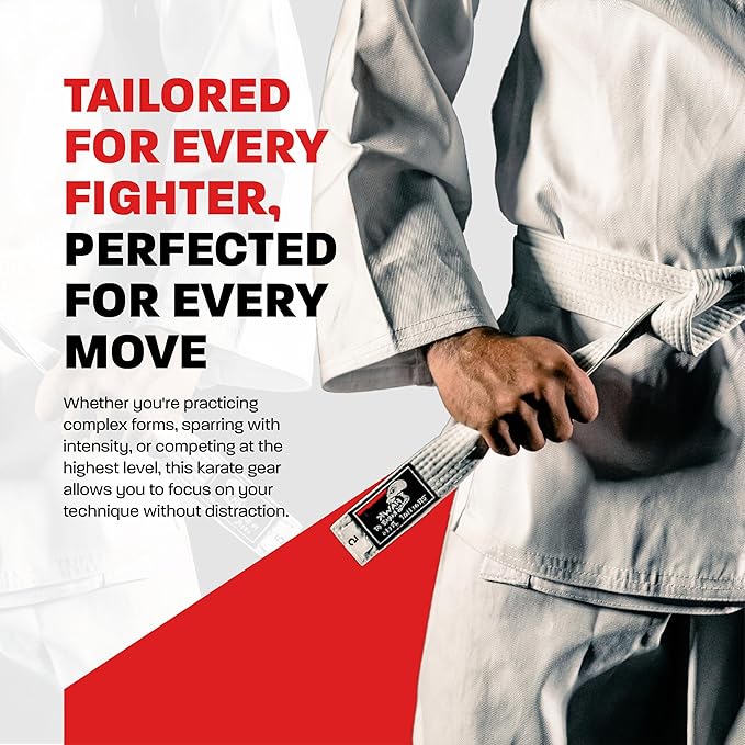 Hawk Sports Karate Uniform for Kids & Adults Lightweight Student Karate Gi Martial Arts Uniform with Belt