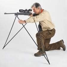 4 Stable Sticks® Essential 4 Points Bipod Shooting Sticks - Lightweight Aluminium, Extrem Stability for Hunting and Shooting, Foldable and transportable