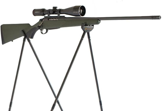 4 Stable Sticks® Essential 4 Points Bipod Shooting Sticks - Lightweight Aluminium, Extrem Stability for Hunting and Shooting, Foldable and transportable