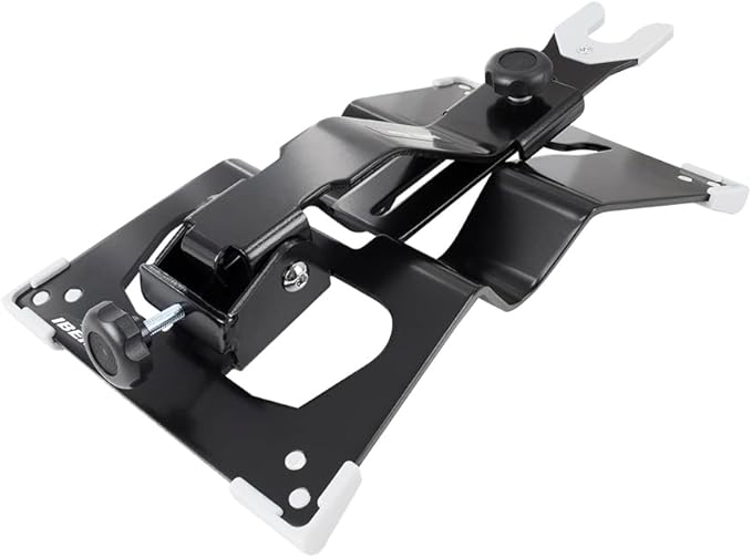 Ibera Heavy-Duty Bike Stand for 20"-29" - Bicycle Stand for Fat Tire Wheels with Non-Scratch & Foldable Design - Adjustable Height & Floor-Mounted Bicycle Storage for Garage, Home or Workshop