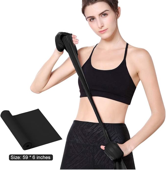 Resistance Bands, Elastic Exercise Bands for Working Out, Physical Therapy, Recovery, Yoga, Pilates, Strength Training