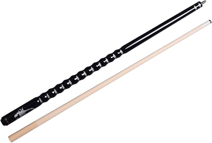 58" Pool Cue/Pool Stick Ergonomic Design Hardwood Canadian Maple 13mm Tip 18-21oz Billiard Cue B1SN