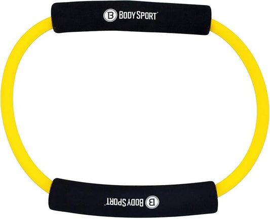 Body Sport Loop Tubing , Resistance Band with Foam Pad Handles for Strength Training and Rehabilitation