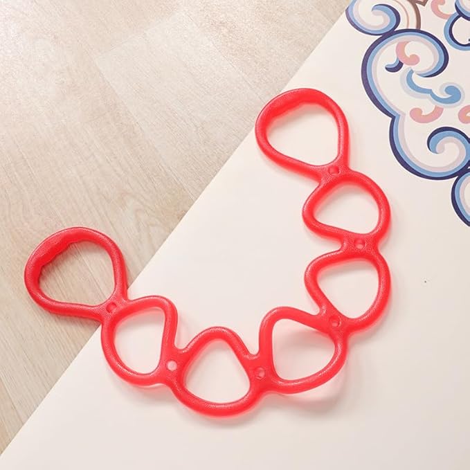 7 Ring Stretch Resistance Exercise Band, BetterJonny Workout Bands Yoga Stretching，Foot, Leg and Arm Exerciser for Home or Fitness Center Workout Walking Exercise