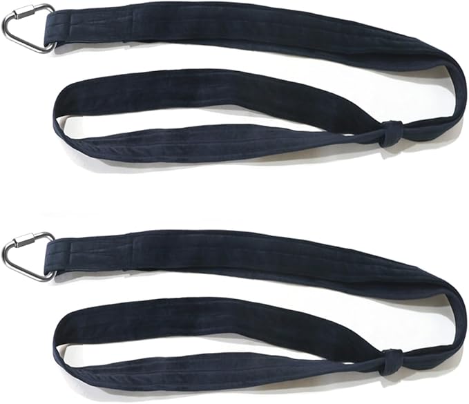 4.9ft (1.5m) Aerial Loops Straps – Professional Aerial Yoga Ropes for Acrobatics, Circus Training & Fitness – Strong Nylon Trapeze Straps for Aerial Silks, Hammock, Dance & Performance Arts