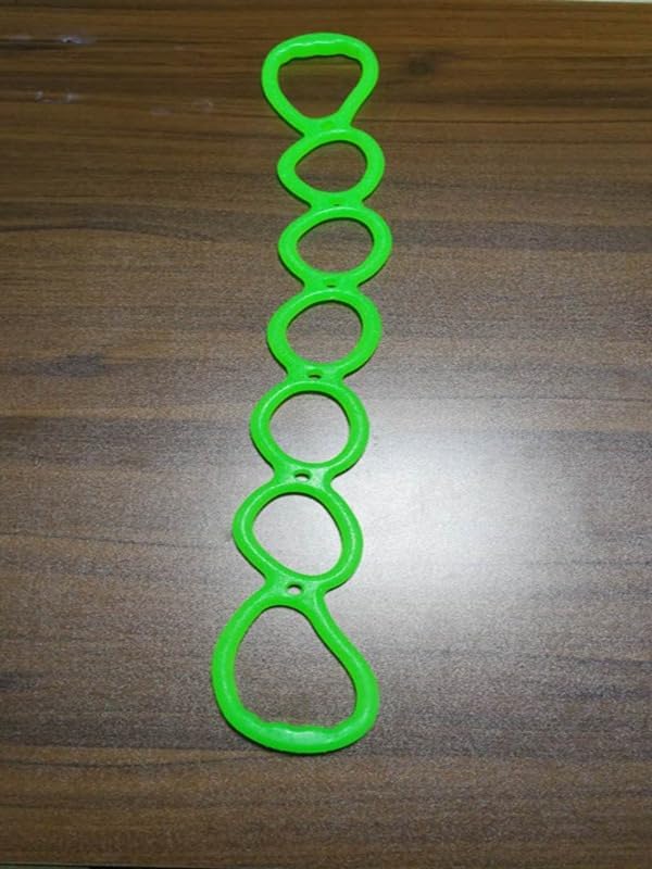 7 Ring Stretch Resistance Exercise Band, BetterJonny Workout Bands Yoga Stretching，Foot, Leg and Arm Exerciser for Home or Fitness Center Workout Walking Exercise