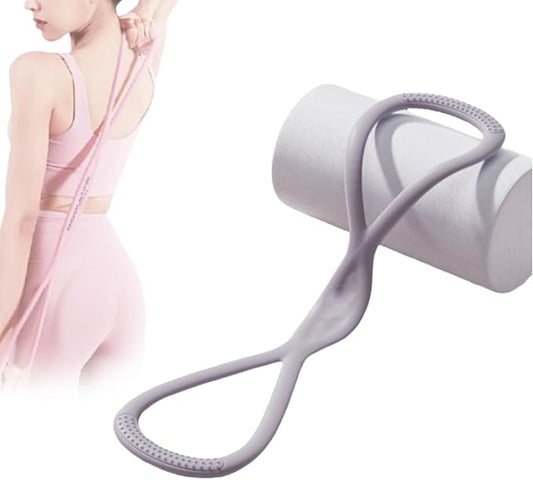 Luminousdo Resistance Bands,2025 New Upgraded Figure 8 Resistance Band for Working Out,High Elasticity Stretch Arm Rope for Yoga,Chest Expander Strap with Handles for Women Men