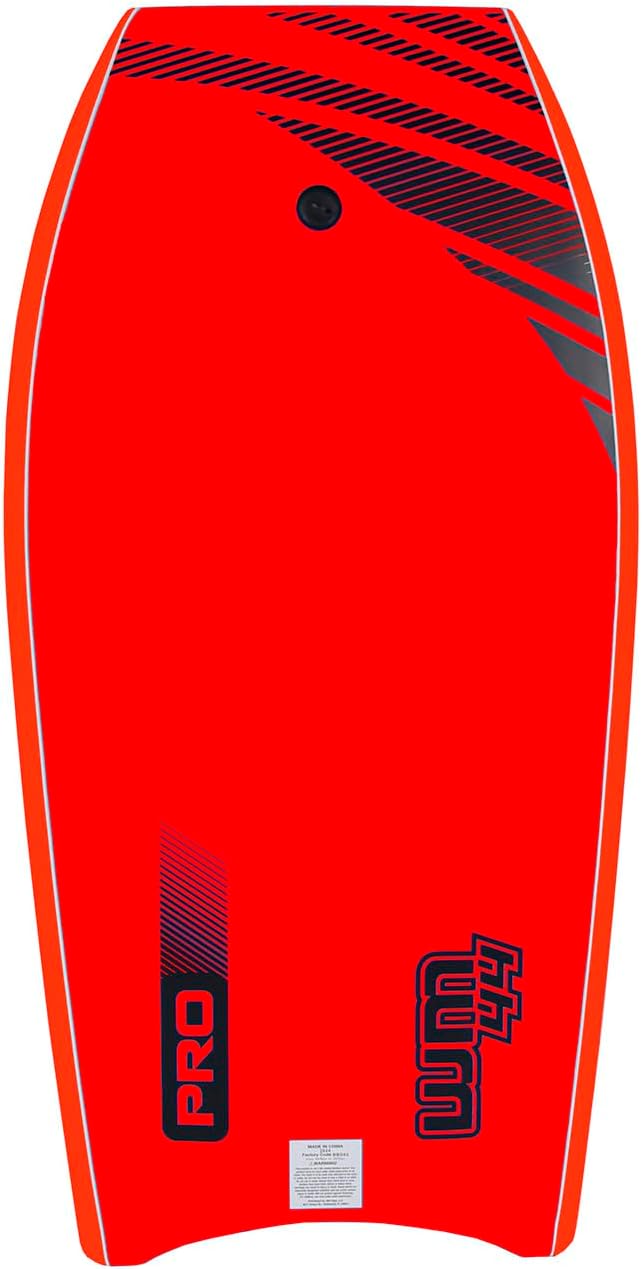 44 inch Body Board Ultimate Wavemaster Pro Bodyboard, Super EPS Core with Pro Quality Wrist Leash