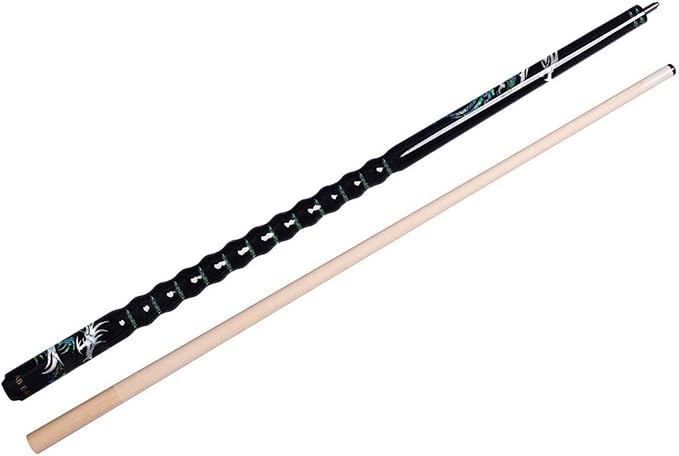 58" Pool Cue/Pool Stick Ergonomic Design Hardwood Canadian Maple 13mm Tip 18-21oz Billiard Cue B1SN