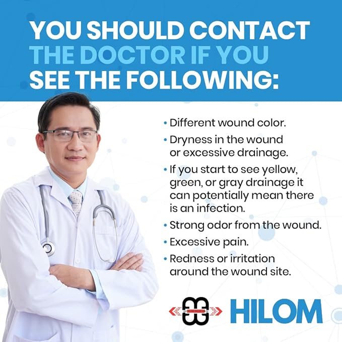 Hilom Silicone Foam Dressing with Adhesive Border 4 in x 4 in (5 Pack) Waterproof Dressing | Moist to Heavily Draining Wounds Including Pressure Ulcer, Burns, or Lacerations | Latex Free…