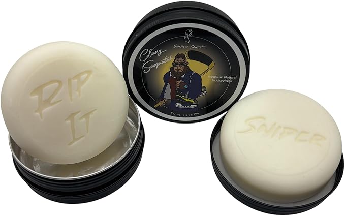 Hockey Wax Premium Natural Hockey Stick Wax – Protect Hockey Tape Provide Perfect Tacky Grip for Hockey Stick Tape Protect Hockey Stick Blade from Water Ice and Snow