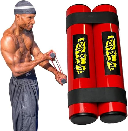 RipStick, Workout Equipment for Joint Rehab, Shoulder and Resistance Training, Muscle Building and Core Workout Equipment with 6 Adjustable Resistance Bands