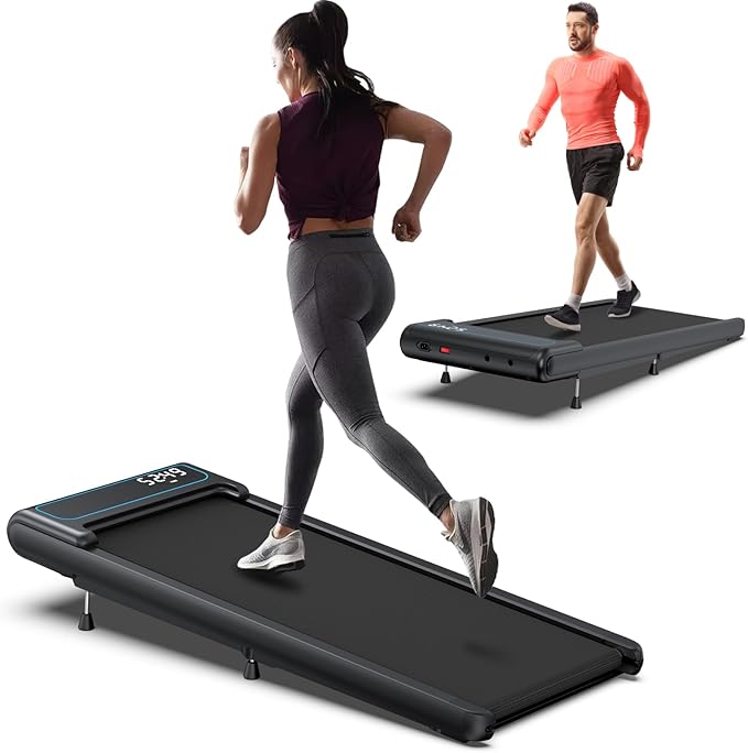 COZYINN 10% Incline Walking Pad - 2.5HP 4MPH/7.6MPH 265/340+lb Capacity Treadmills for Home, Portable Foldable Adjustable Incline Treadmill with Wide Running Area, Mute Control, Works with KINOMAP