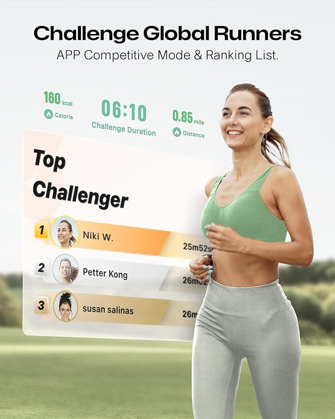 UREVO Strol 2E Smart 2-in-1 Folding Treadmill, Compact Walking Pad with Safety Handle, Plug and Play, Dual LED Display, Workout APP, Walking or Running for Home Office, Remote Included