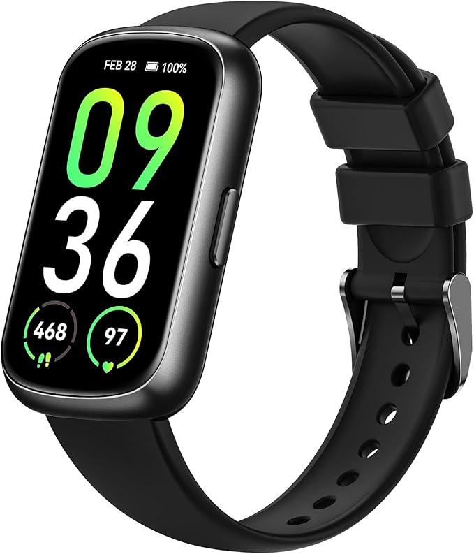 Health Fitness Tracker for Men Women: Smart Watch with 24H Heart Rate Monitor Blood Oxygen Sleep Tracker Calorie Step Counter 5ATM Waterproof Fitness Activity Trackers Compatible with iPhone Android