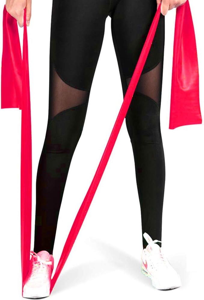 Resistance Bands, Elastic Exercise Bands for Working Out, Physical Therapy, Recovery, Yoga, Pilates, Strength Training