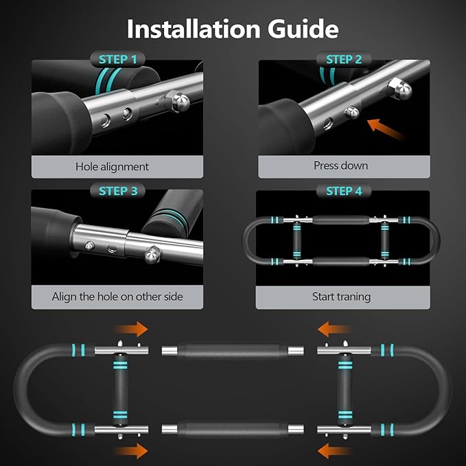 2025 New Twister Arm Trainer - Adjustable Chest Workout Equipment for Men, Professional Arm and Chest Muscle Trainer, Portable Upper Body Workout Machine for Shoulder Forearms Strength Training