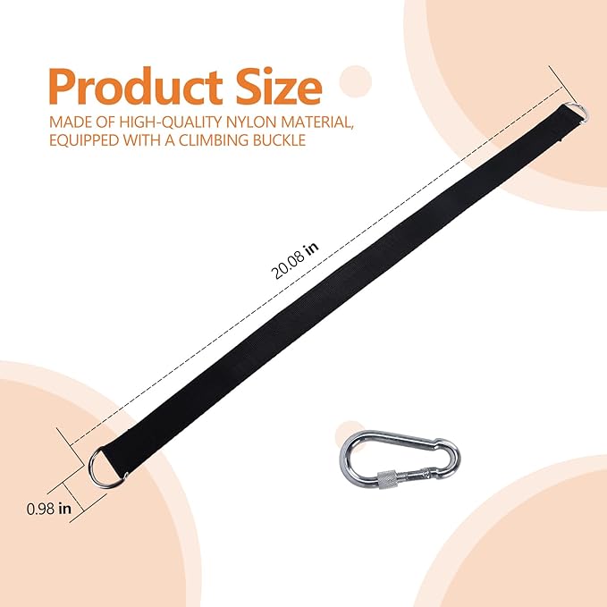 Heavy Bag Hanger, Punching Bag Hanger, Heavy Bag Mount, Punching Bag Stand for Heavy Bag, Heavy Bag Strap Hanger for Home Gym Training Workout (1 pcs)