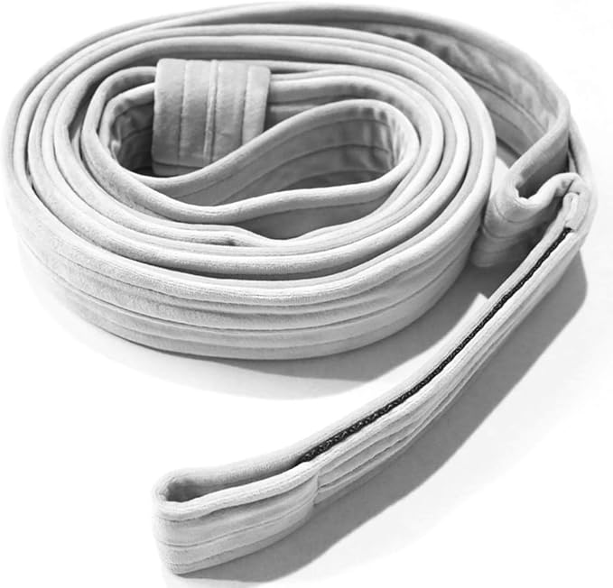 8.2ft 2.5m Aerial Straps Ropes Yoga Aerial Acrobatics Body Aerial Loop Trapeze Circus Apparatuses Equipment Three-Layer Straps 1 pairs