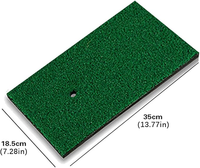 3D Cushioned Mini Golf Strike Mat - Durable Nylon Practice Pad for Indoor Outdoor Swing Training - Compact & Foldable for Easy Storage