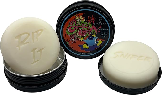 Hockey Wax Premium Natural Hockey Stick Wax – Protect Hockey Tape Provide Perfect Tacky Grip for Hockey Stick Tape Protect Hockey Stick Blade from Water Ice and Snow